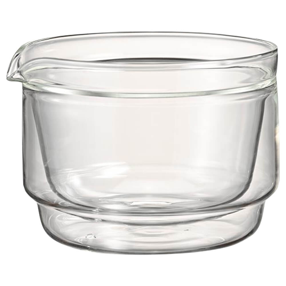 Doppelwandige Matchaschale aus Glas