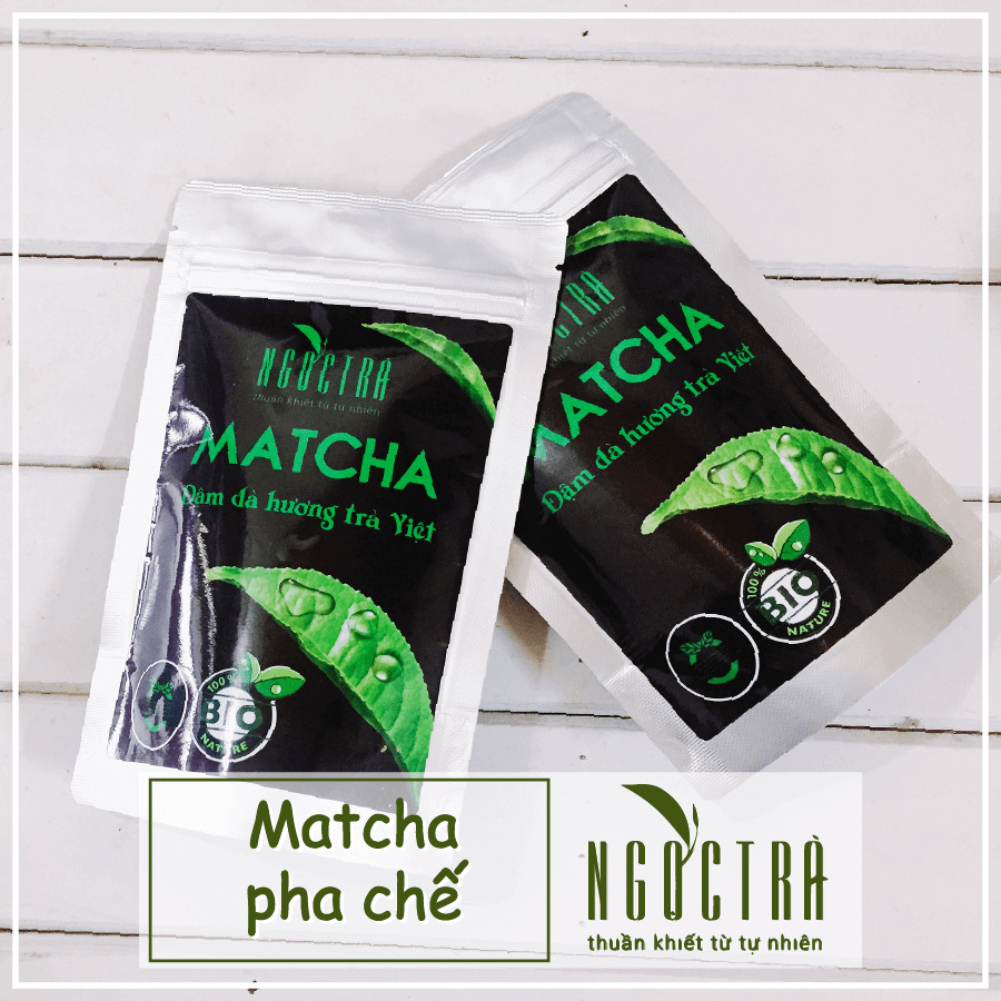 Matcha đậm đà hương trà Việt