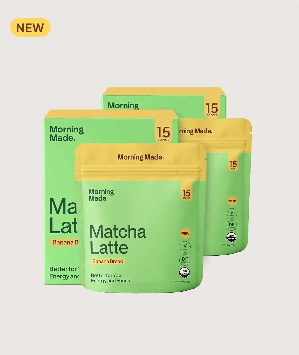 Banana Bread Matcha Latte