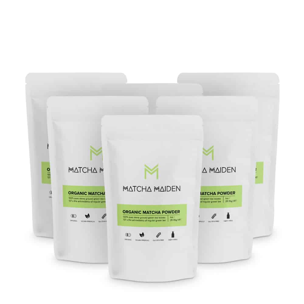 5 x ORGANIC MATCHA POWDER - 28.35g