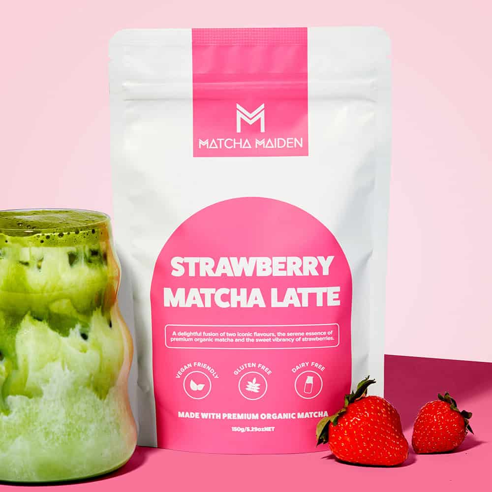 Strawberry Matcha Latte - Matcha Maiden