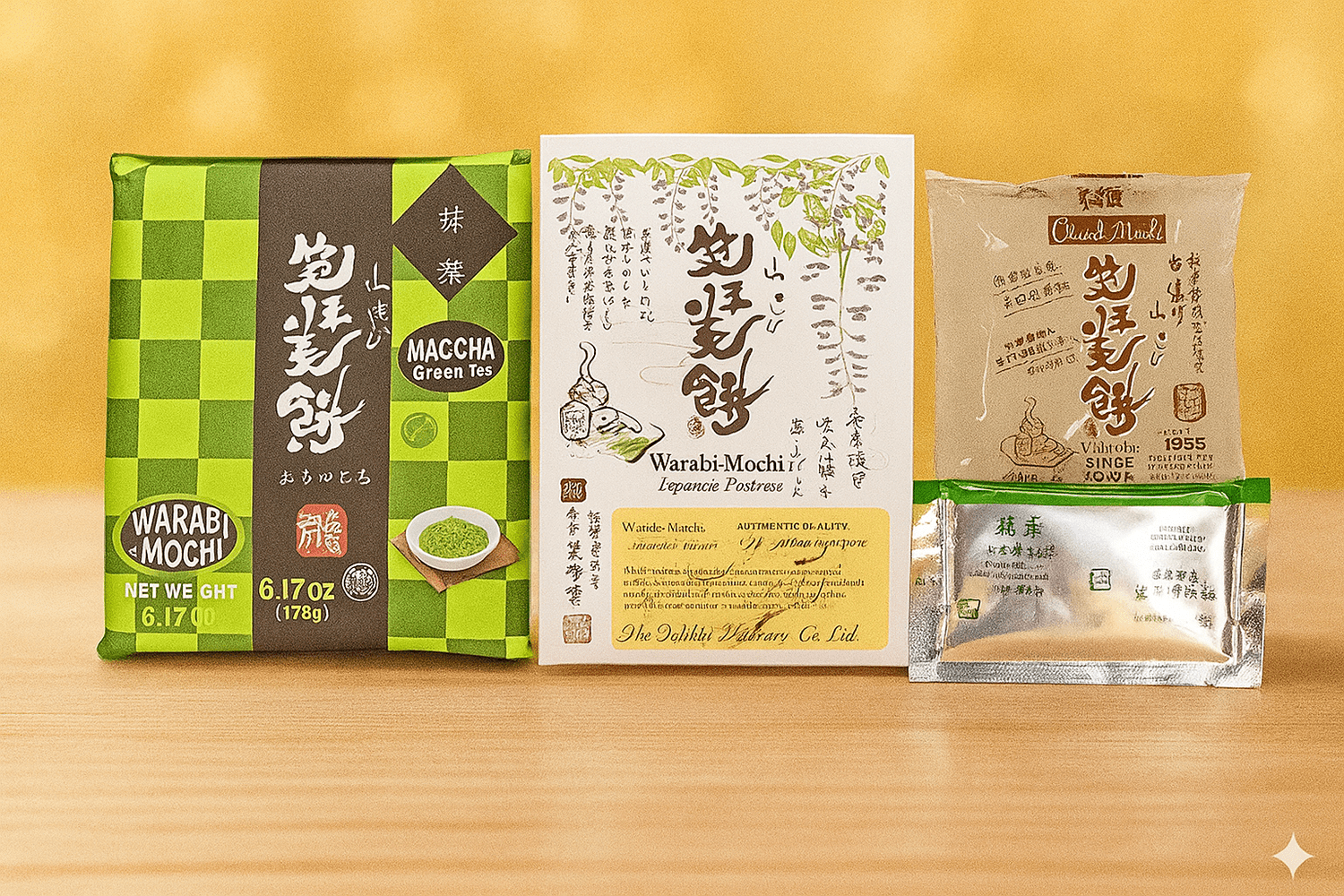 Matcha Kinako Warabi Mochi — Soku