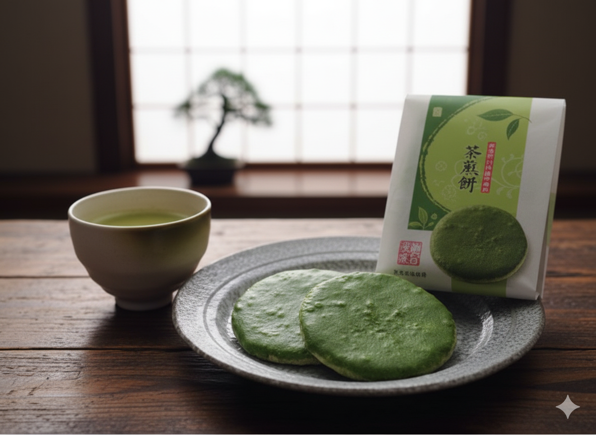Matcha Rice Crackers — Soku