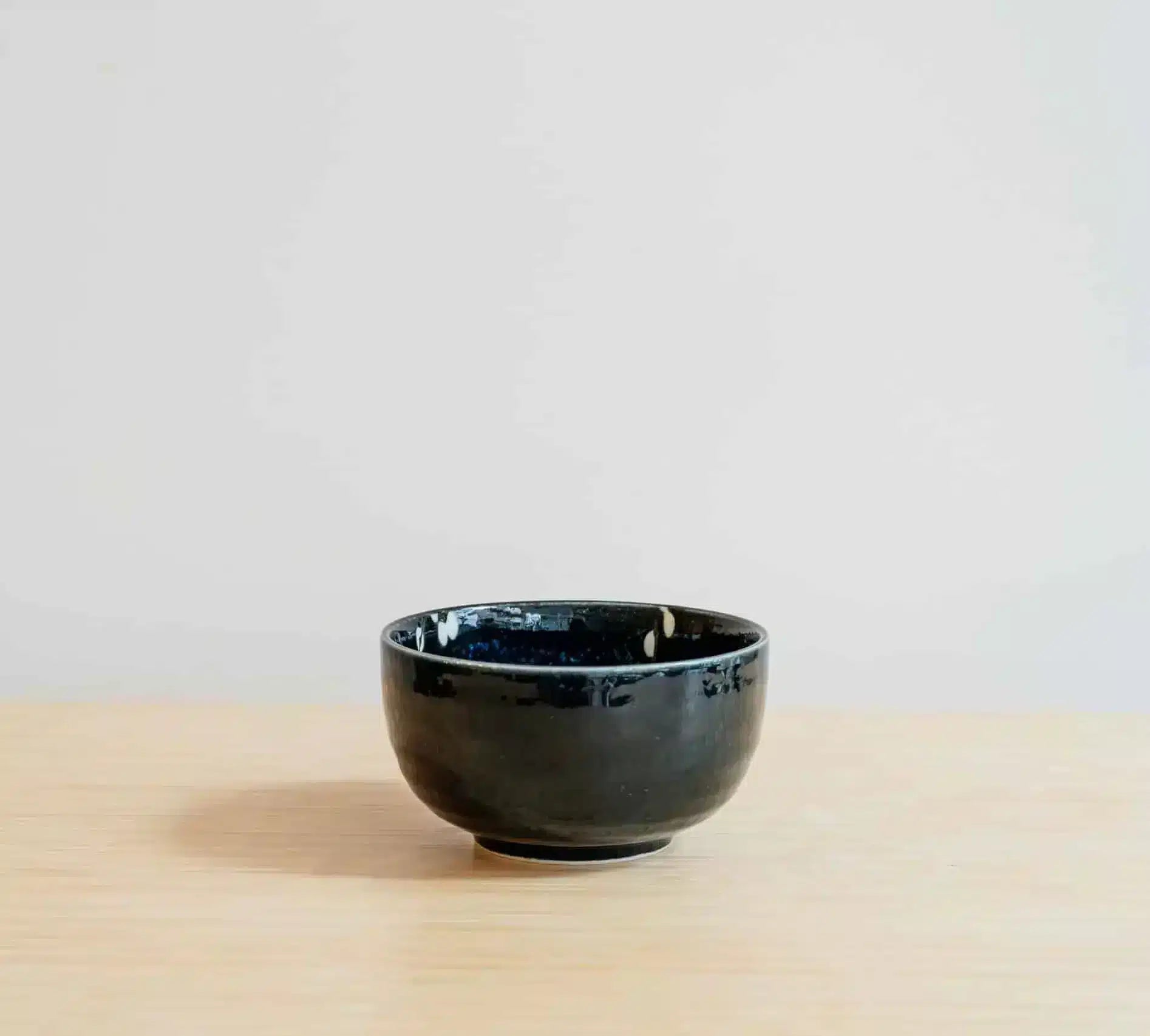 Matcha kom - Flowers - Donkerblauw