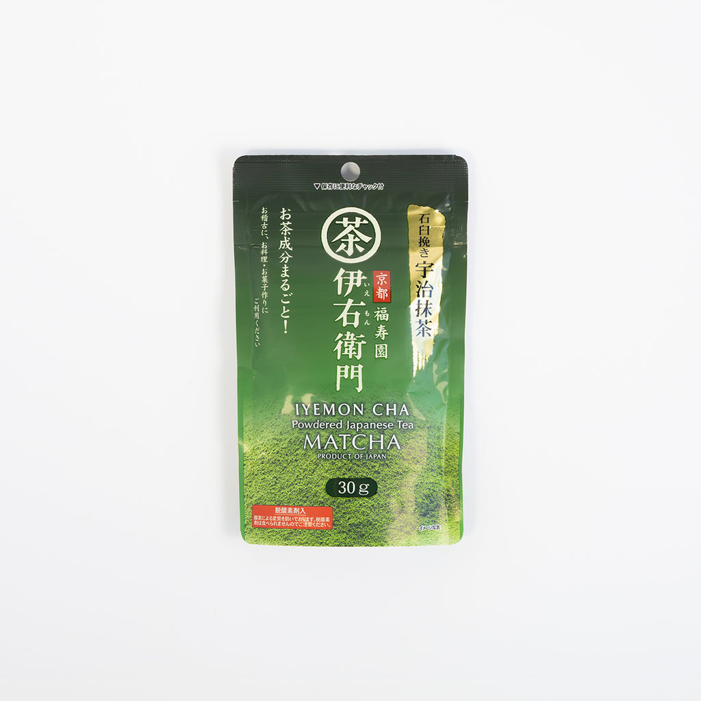 [New Arrival] Powdered Japanese Green Tea Matcha "IYEMON" 30g by Fukujuen