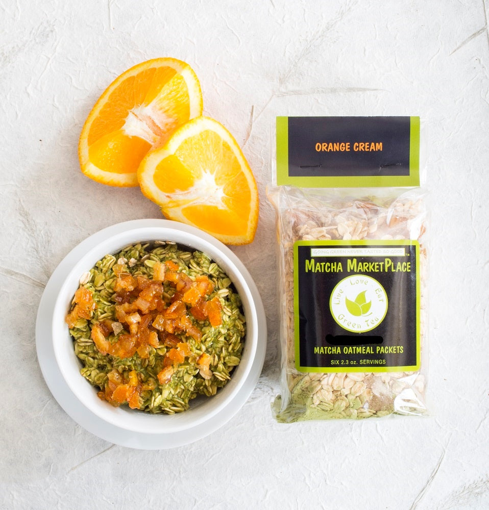Orange Matcha Oatmeal