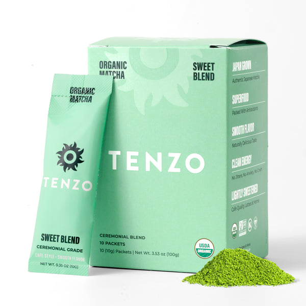 Tenzo® Sweet Blend Matcha Single Serve (Box of 10)
