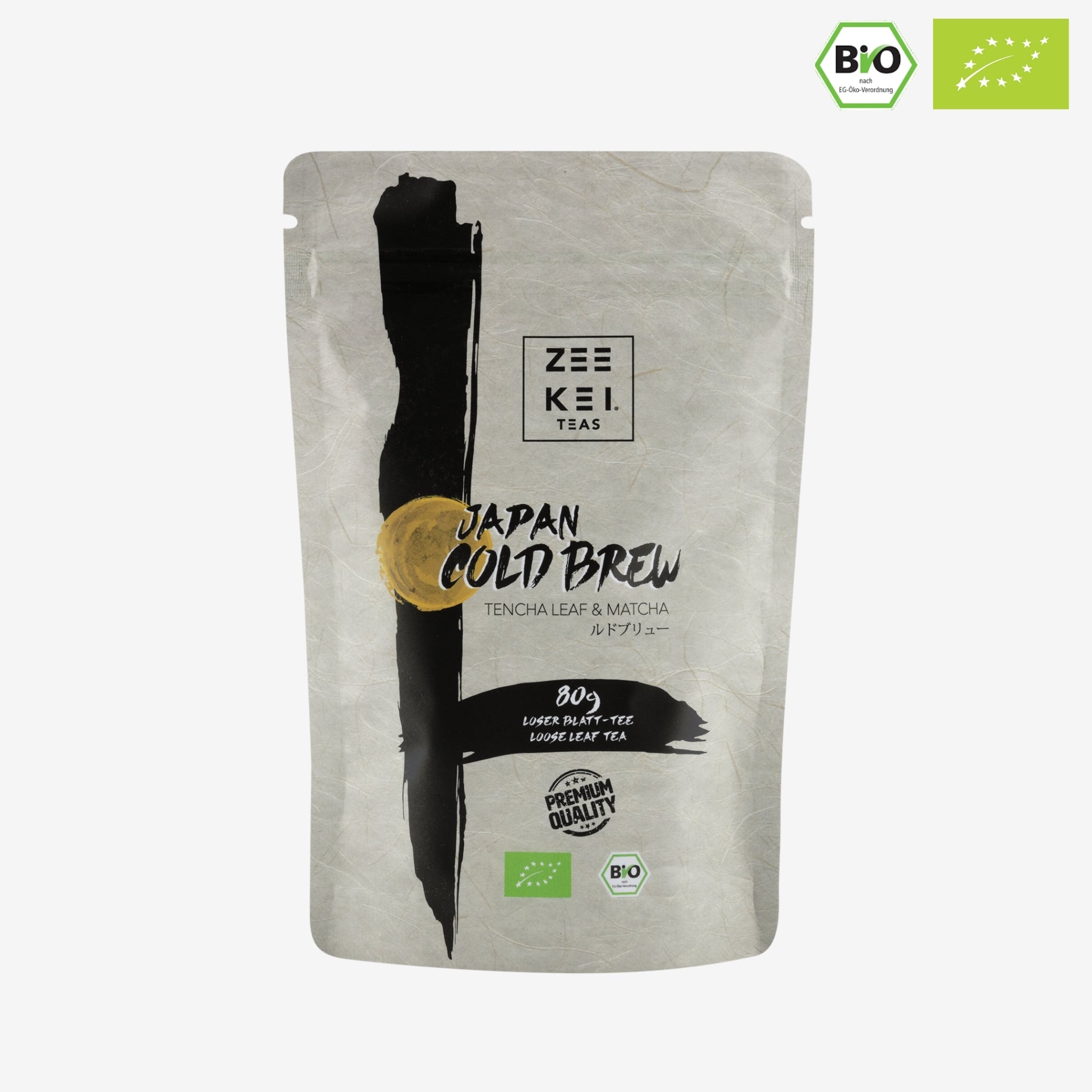 Bio Cold Brew Tee - Tencha & Matcha, Premium Grüntee (80g)