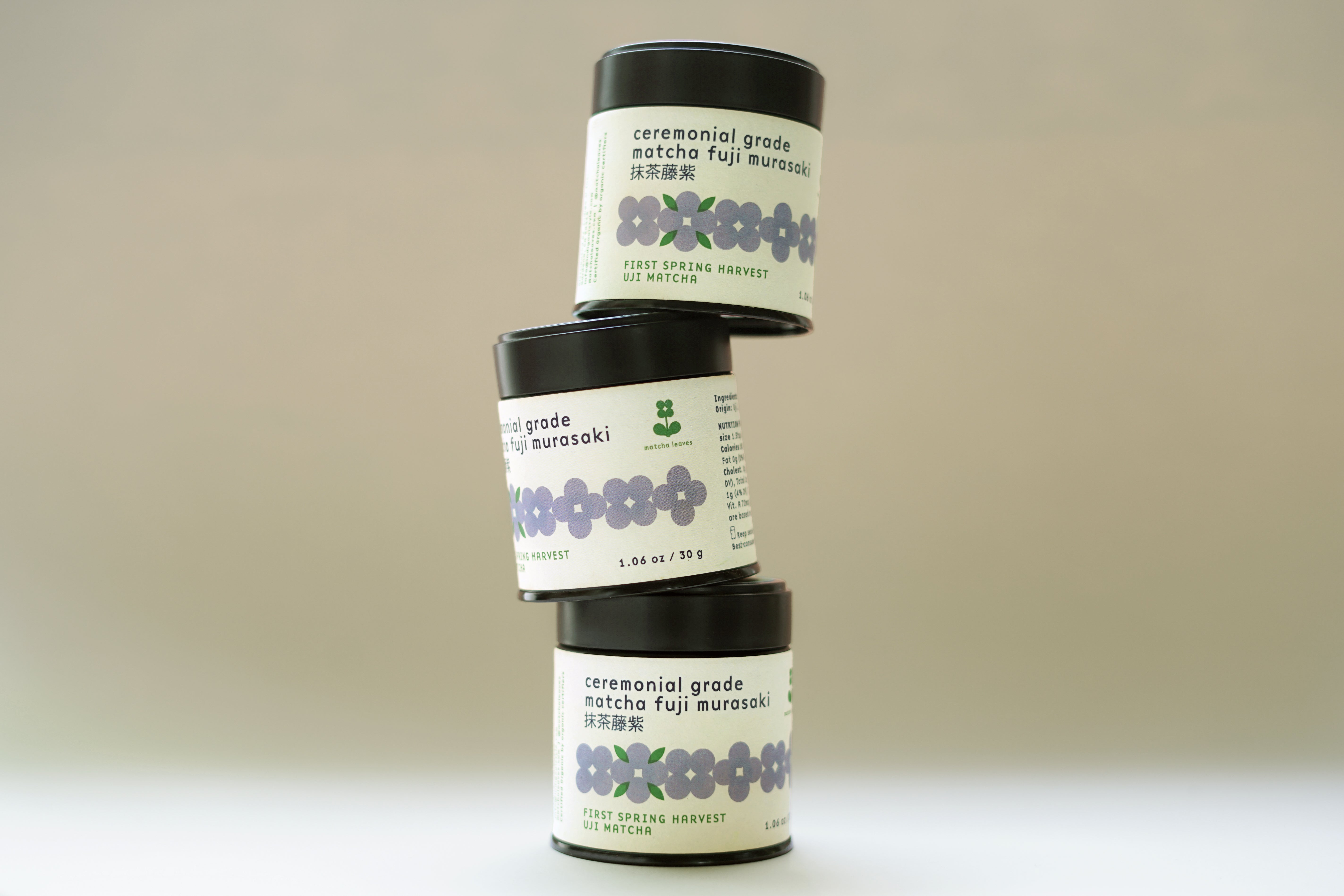 Fuji Murasaki Ceremonial Grade Organic Uji matcha tin-can (30g)