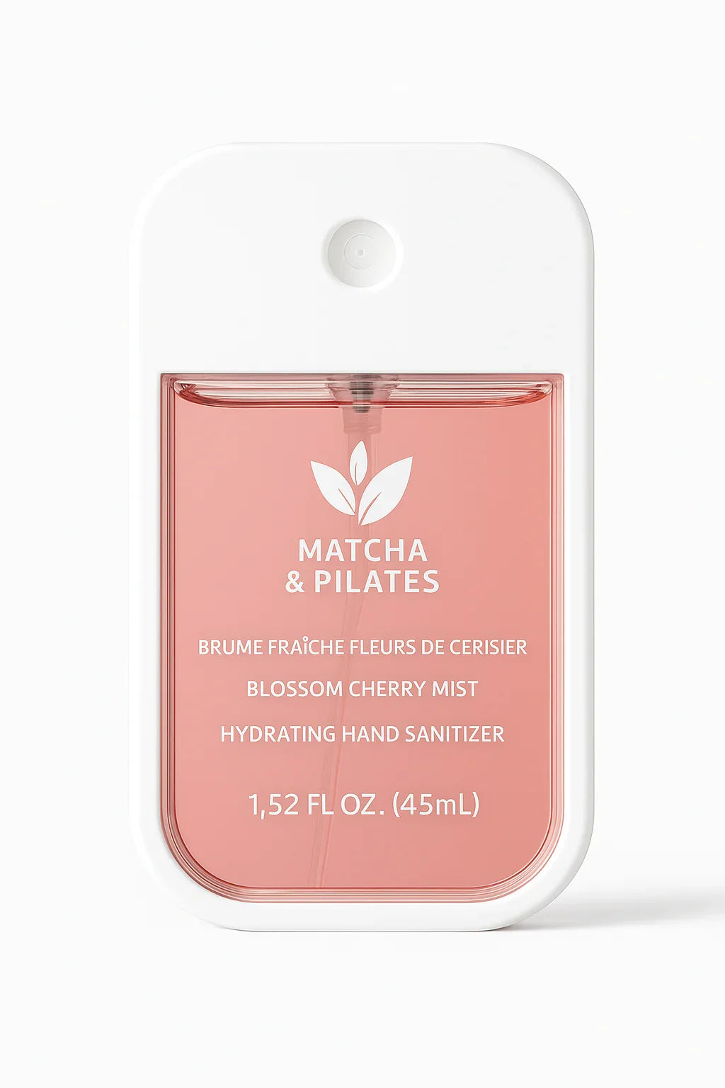 Brume Désinfectante Hydratante – Matcha & Pilates Fleur de Cerisier (45 mL)