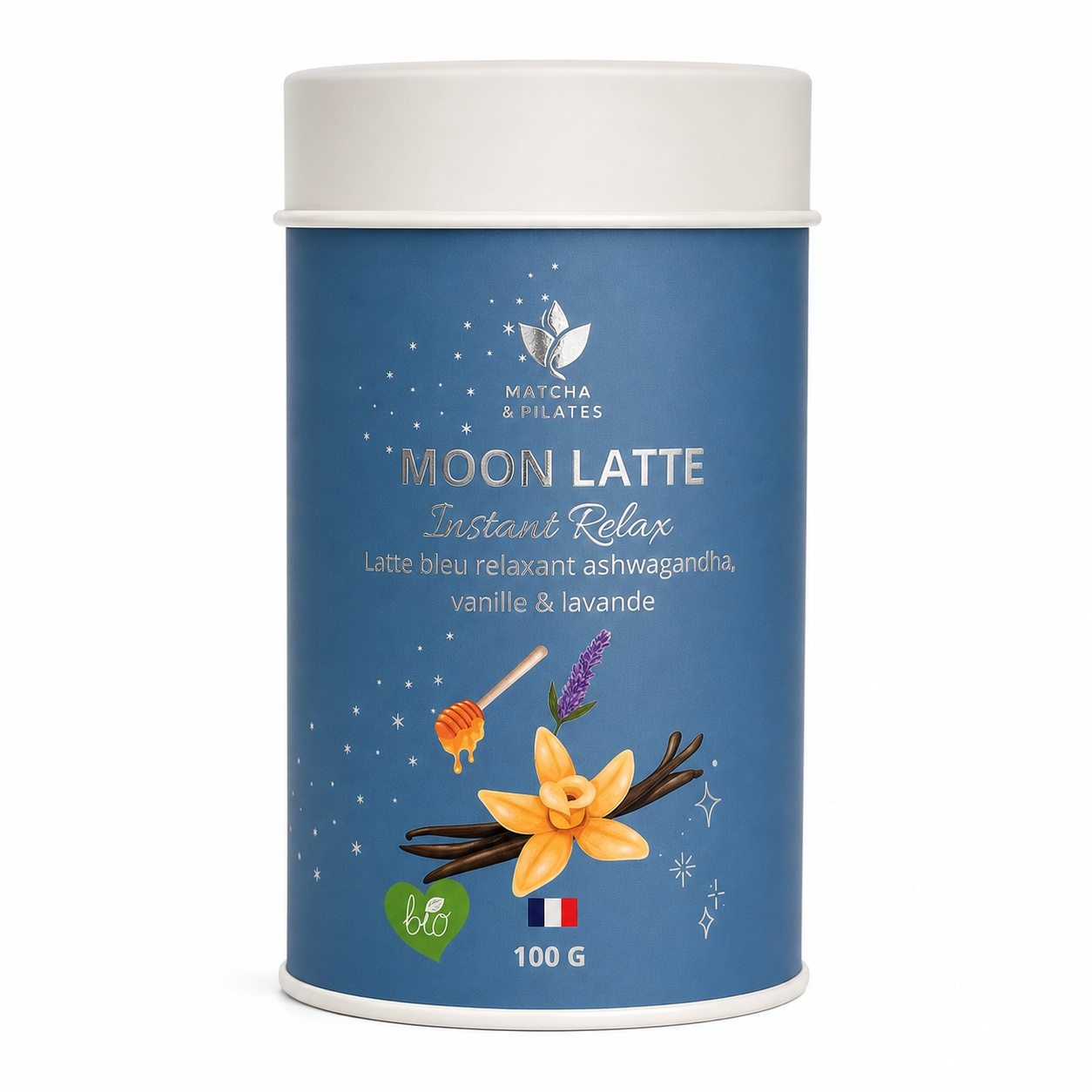 Moon Latte Bleu Instant Relax | Matcha & Pilates