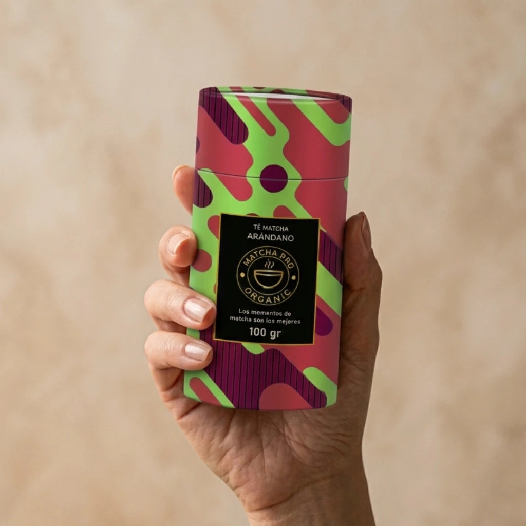 Té Matcha con Arándanos