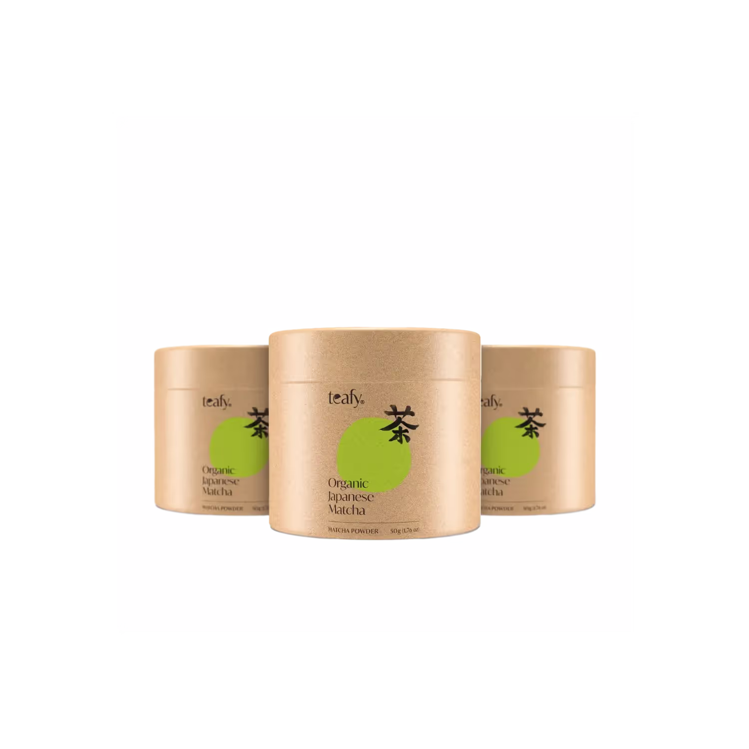 Teafy Triple Ceremonial Matcha Cans (3 × 50g) - Premium, Shizuoka..