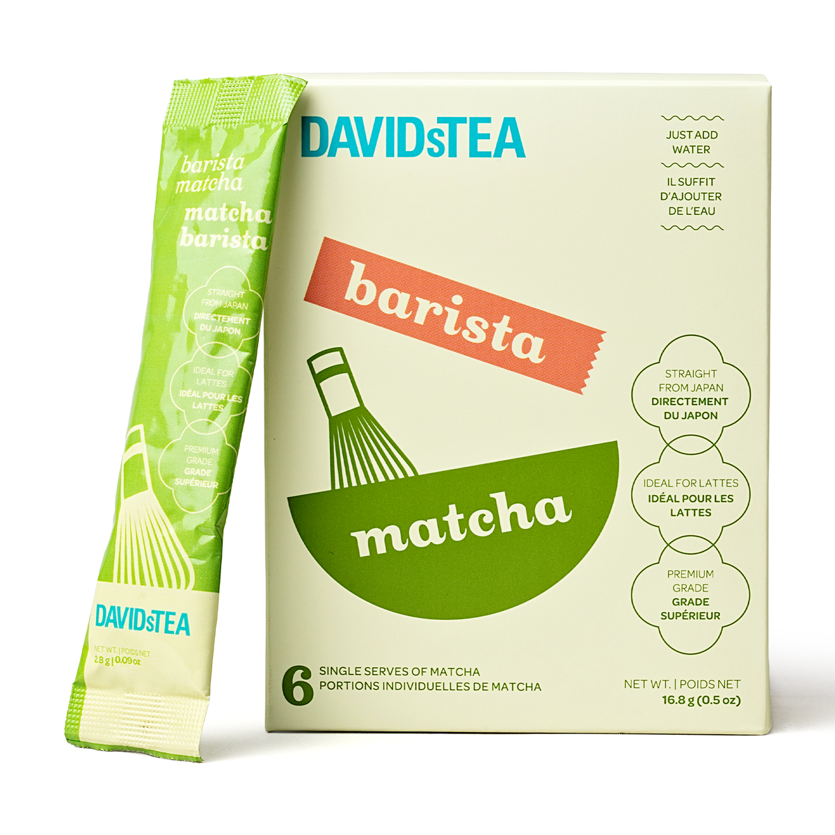 Barista Matcha Pack of 6 Single Serves