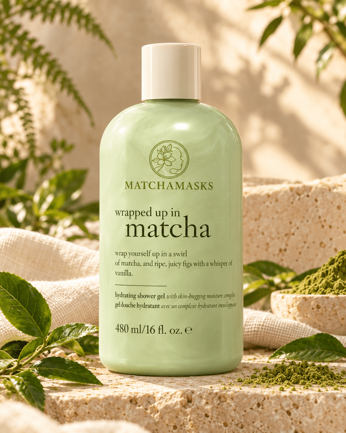 Matcha hydrating shower gel by Matchamaskscheckout