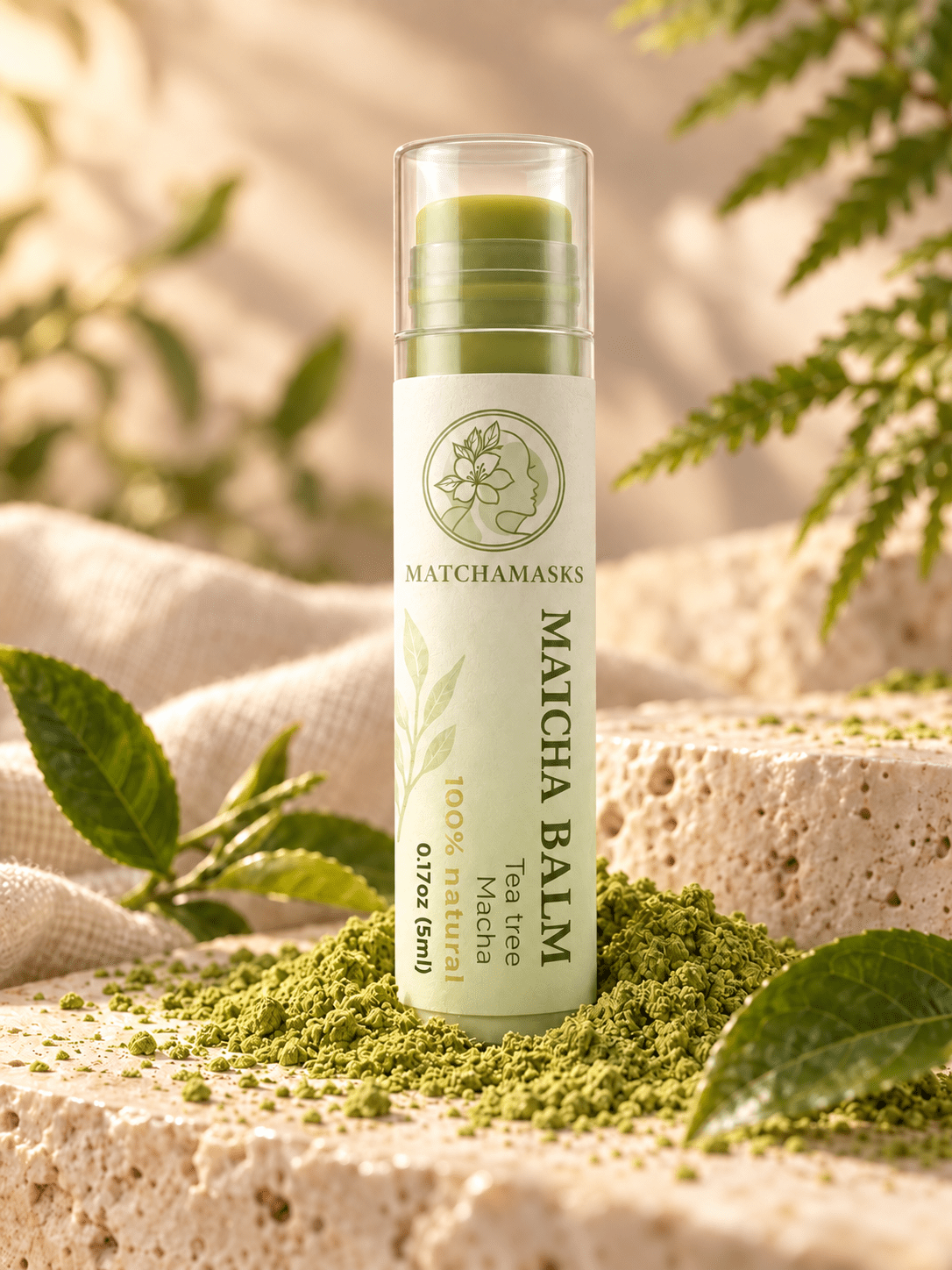 Matcha tea tree balm by Matchamaskscheckout