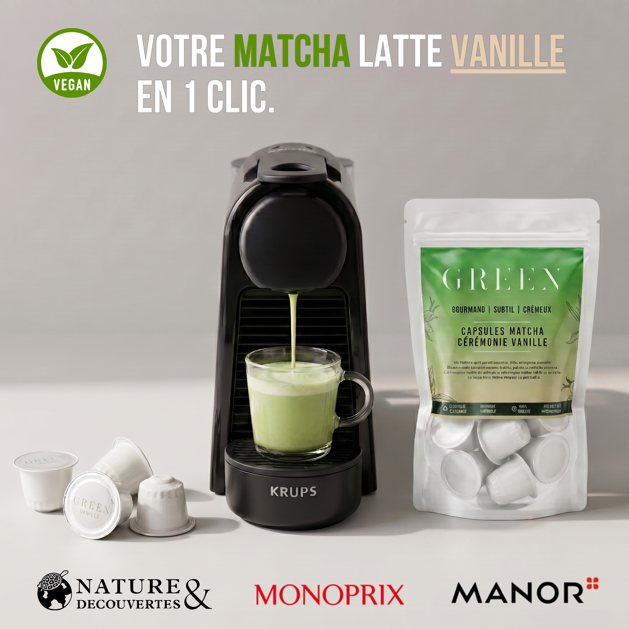 CEREMONIAL VANILLA MATCHA LATTE CAPSULES