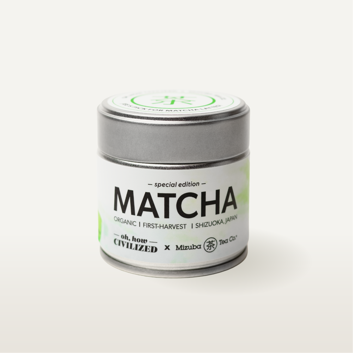 An Oh, How Civilized Organic Matcha!