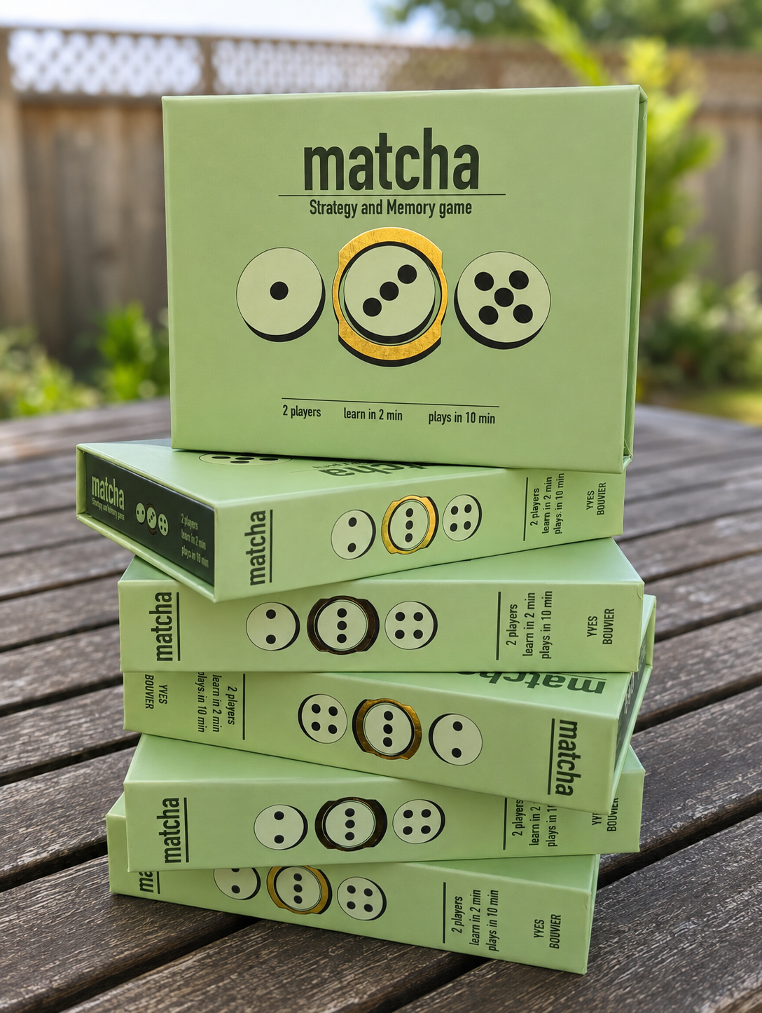 6 Units Matcha Memory Games - Wholesale