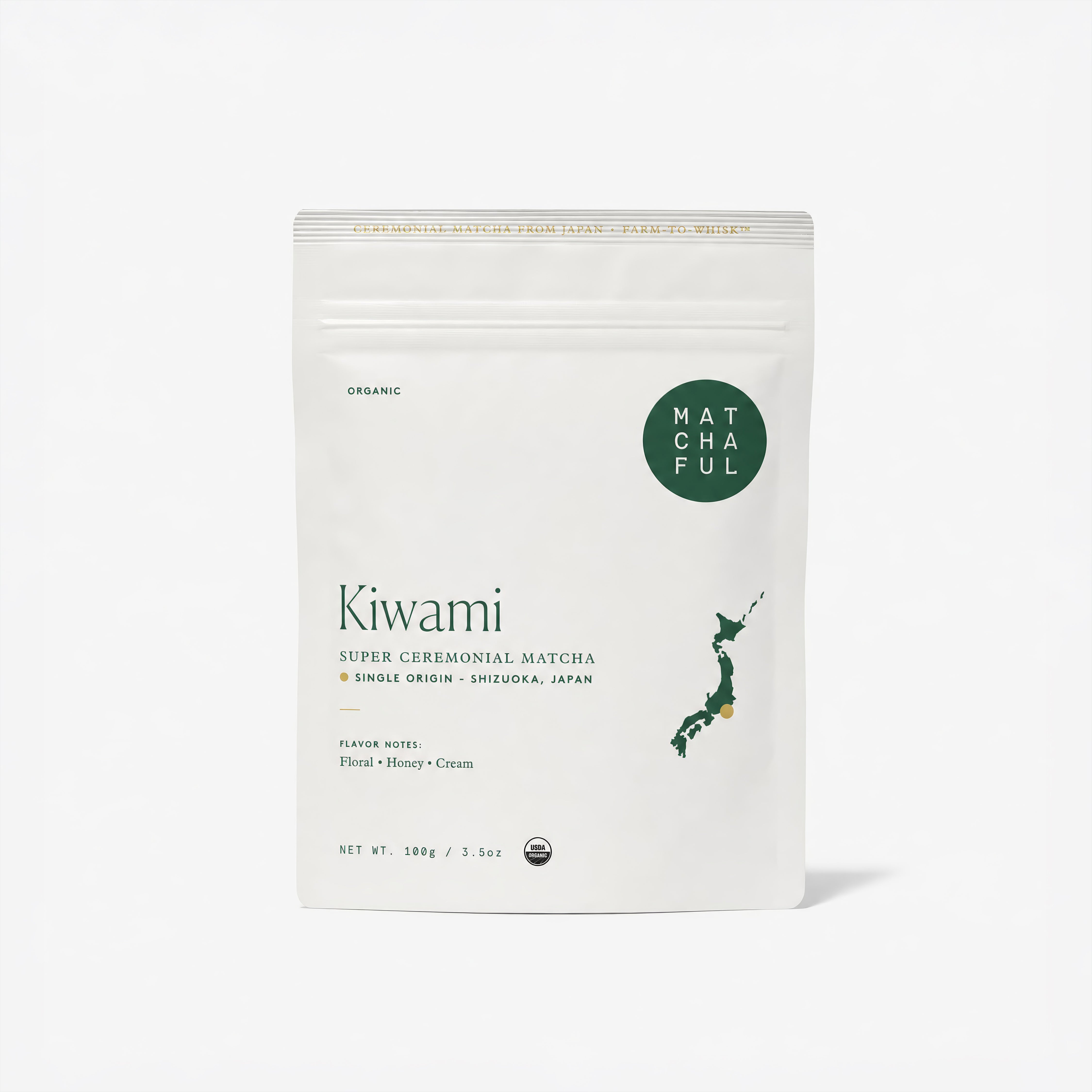 Organic Kiwami Single Cultivar Matcha - 100g
