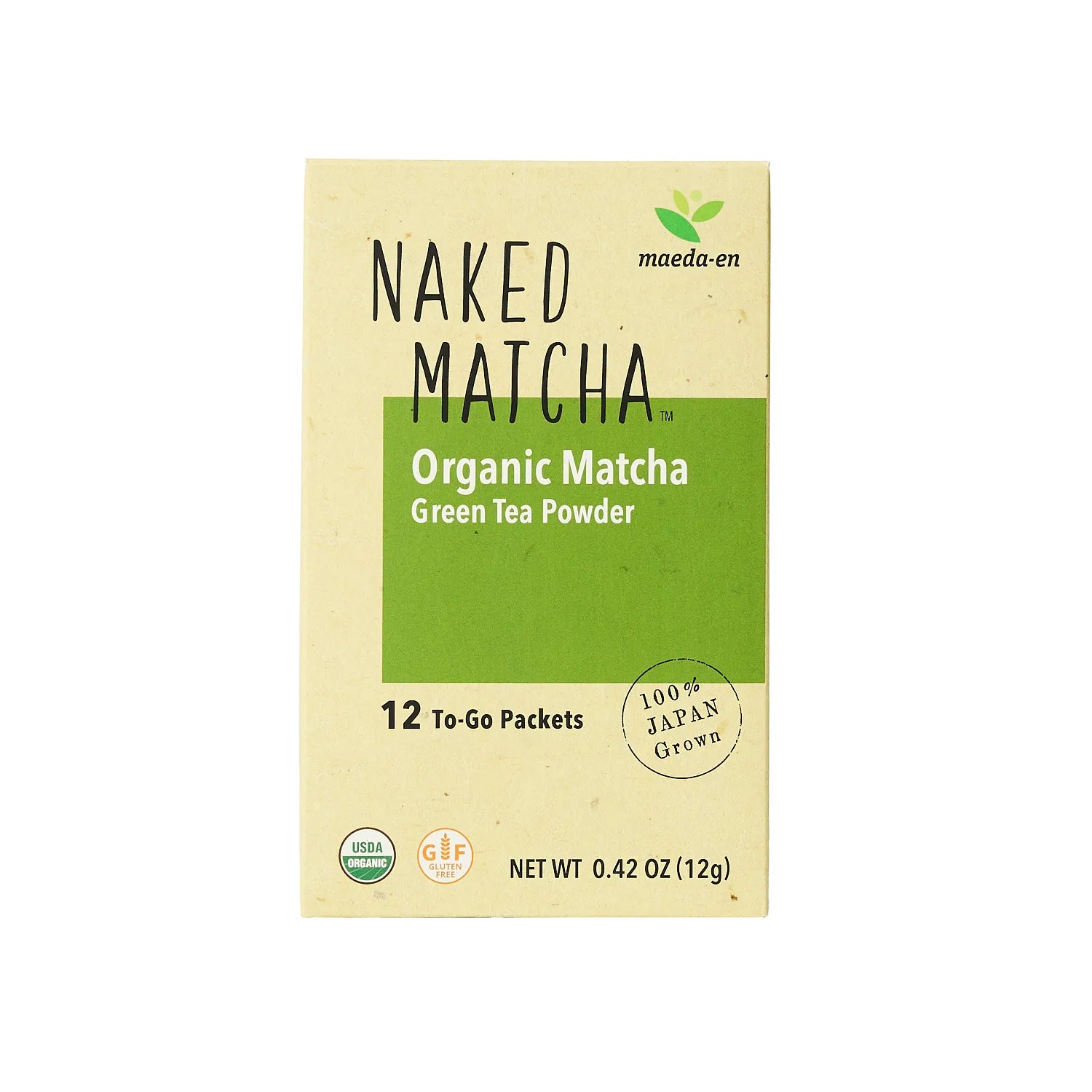 NAKED MATCHA Organic Matcha Green Tea Powder - 12pk.