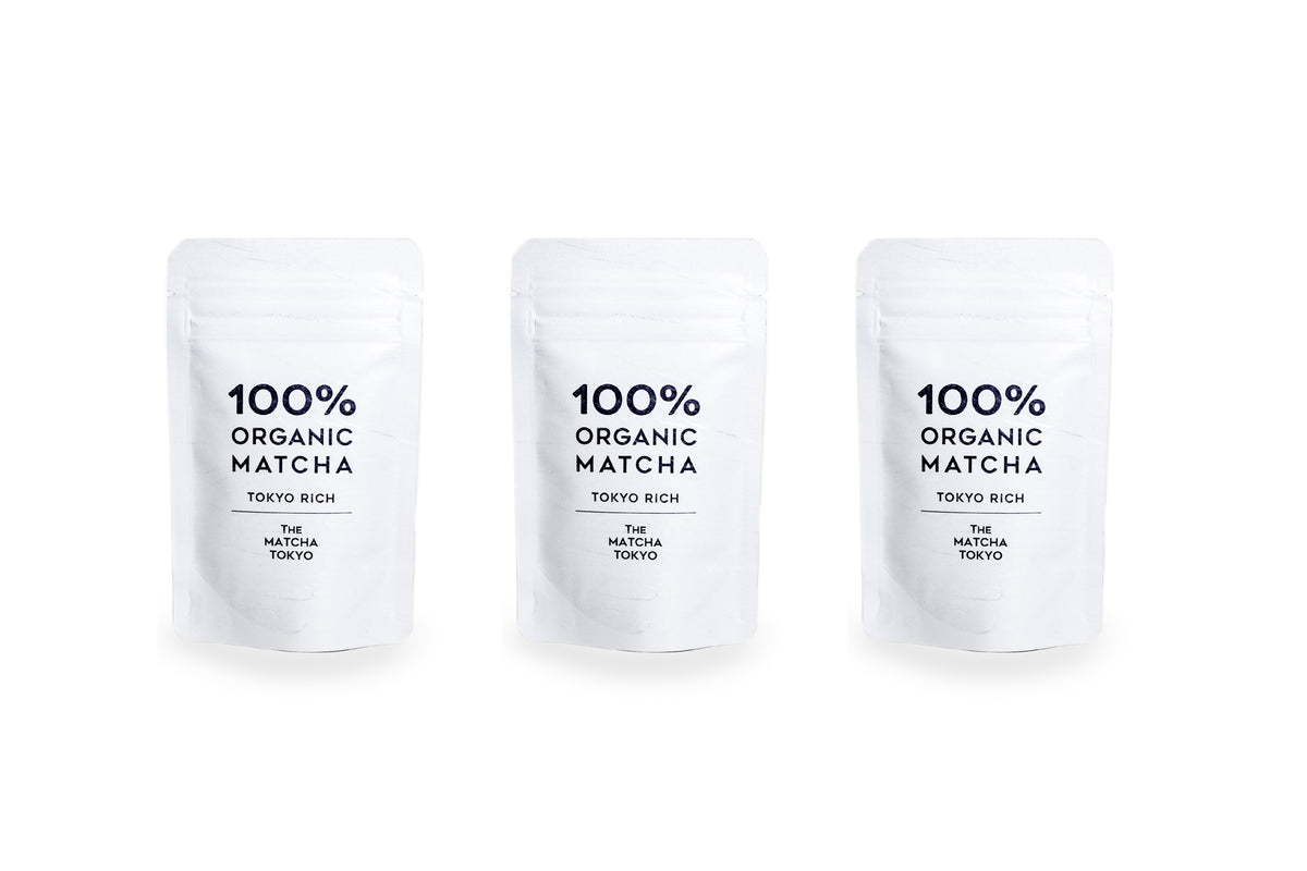100% ORGANIC MATCHA / TOKYO RICH DAILY SET×3