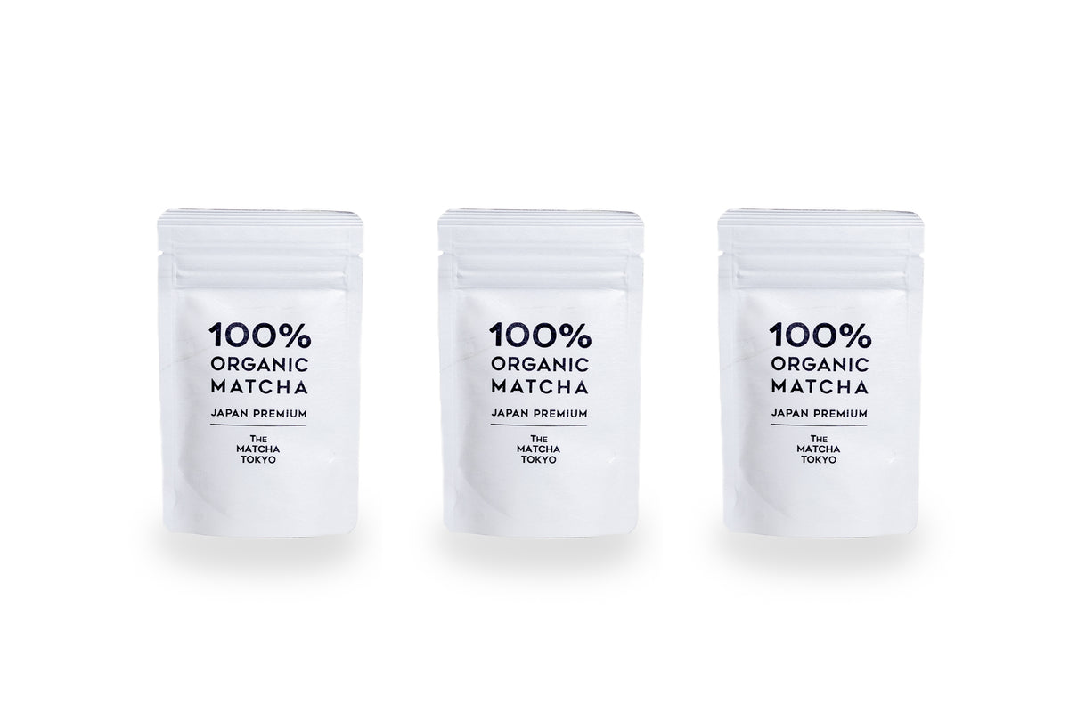 100% ORGANIC MATCHA / JAPAN PREMIUM DAILY SET×3