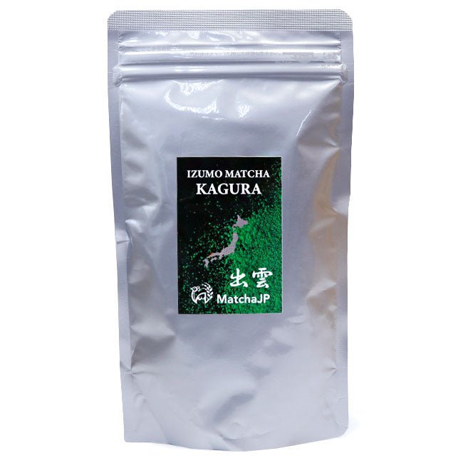 IZUMO Japanese Ceremonial Matcha Green Tea Powder Izumo Shimane KAGURA 100g Pack (3.53 oz)