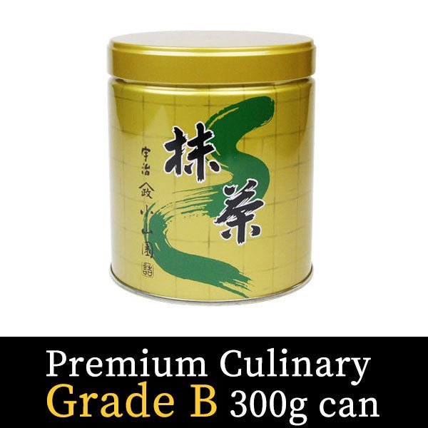 Matcha green tea powder for food Premium Culinary Grade B 300g Can (10.58 oz)