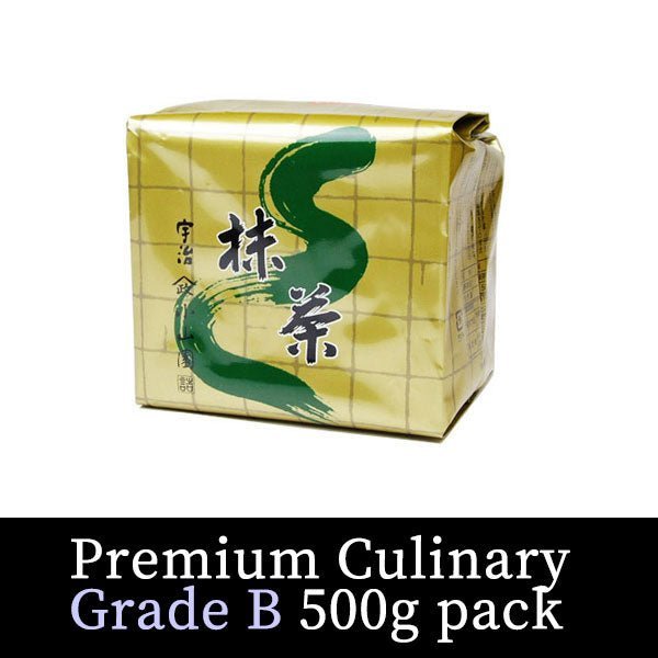 Matcha green tea powder for food Premium Culinary Grade B 500g Pack (17.64 oz)