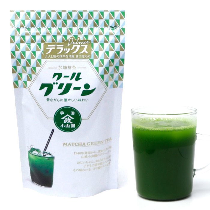 Sweetened matcha powder COOL GREEN DX Koyamaen Matcha 240 grams by Hoshino Seichaen
