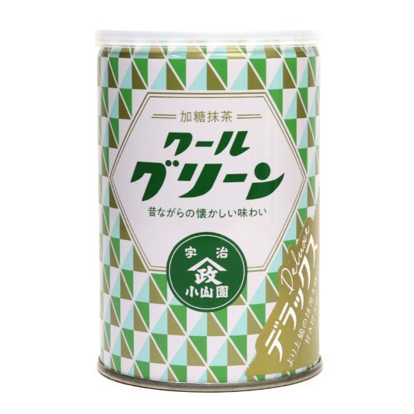 Sweetened matcha powder COOL GREEN DX Koyamaen Matcha 260 gram can by Hoshino Seichaen