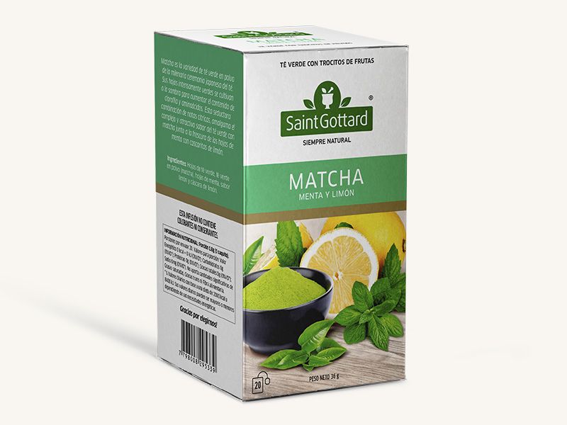 SAINT GOTTARD TE MATCHA MENT.LIM 20S