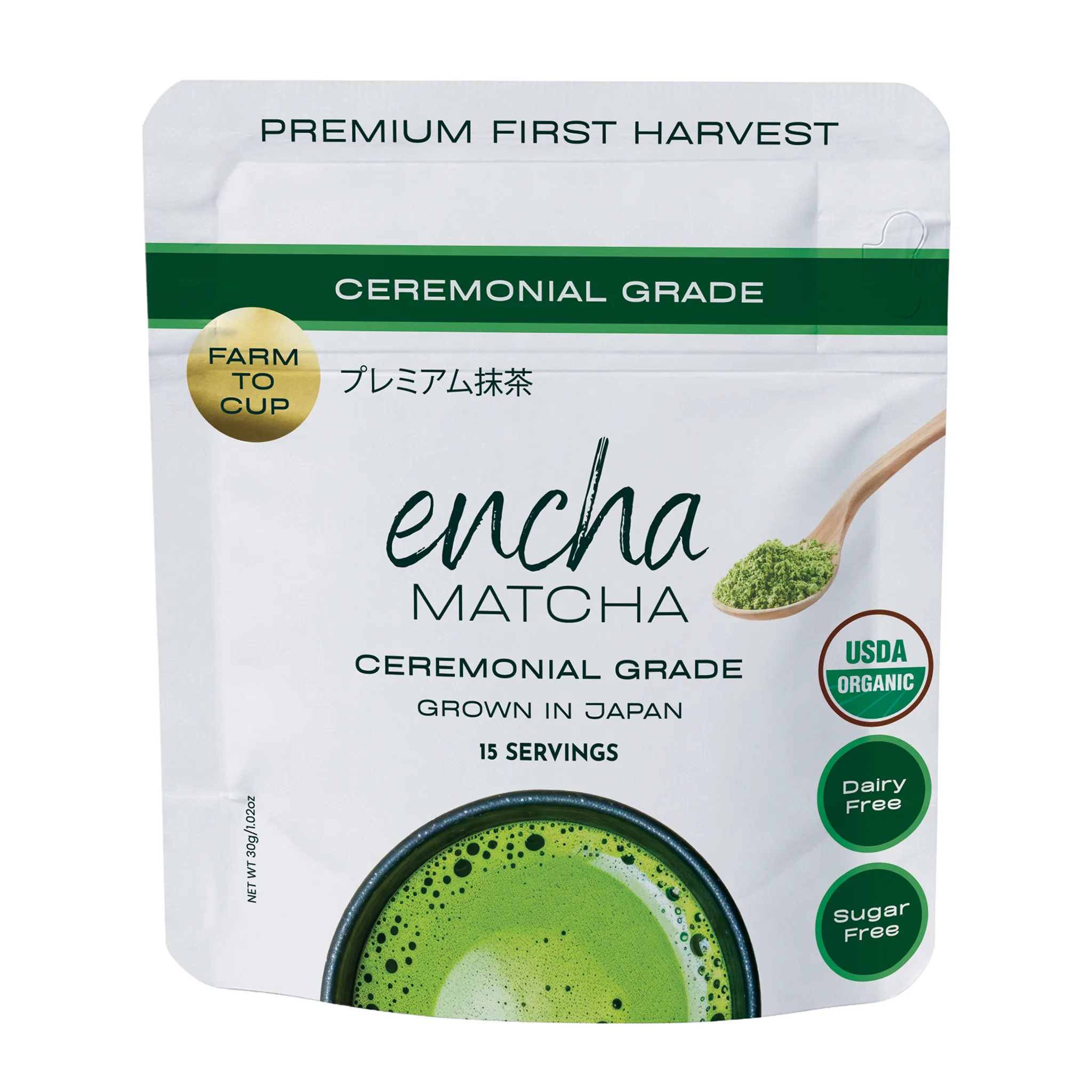 Encha Ceremonial Grade Matcha Powder
