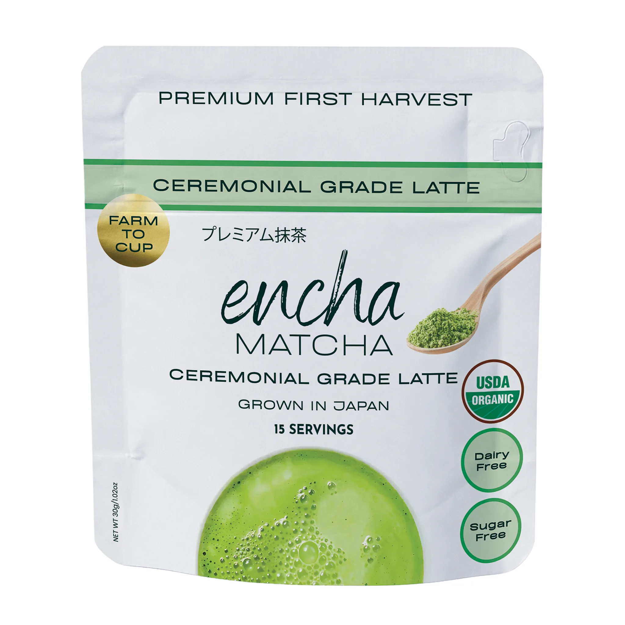 Encha Ceremonial Grade Latte Matcha Powder