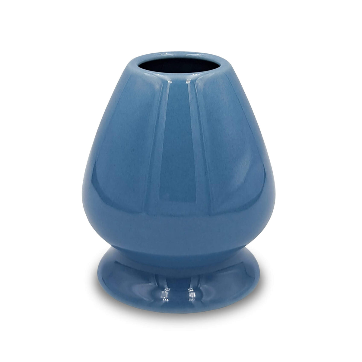 Matcha Besen Halter Kusenaoshi Blau aus Keramik