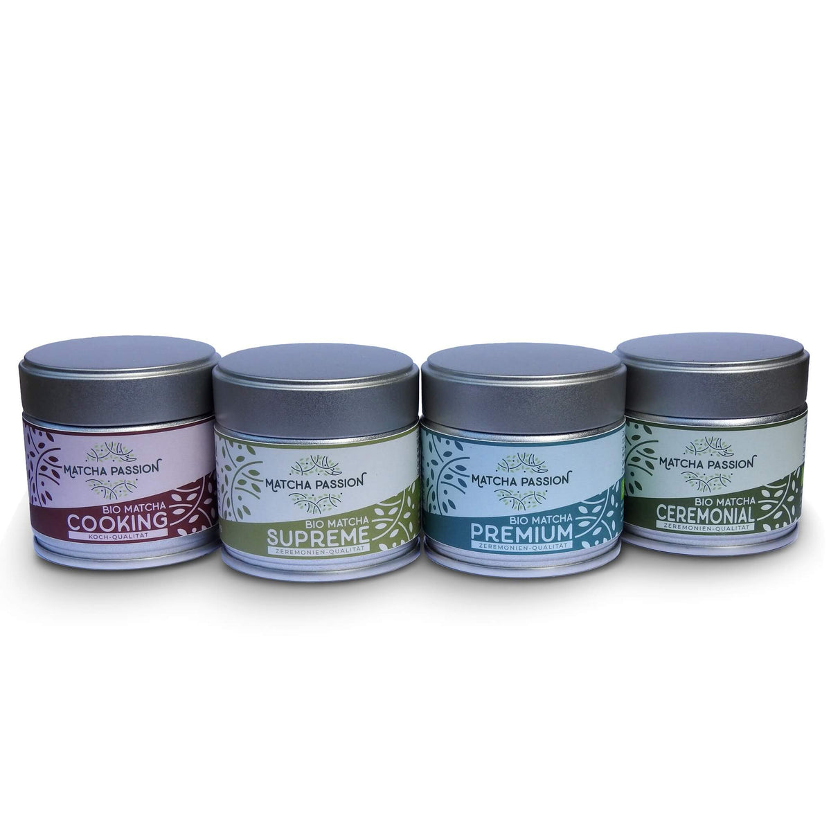 Bio Matcha 4 Varianten 4x30g Set