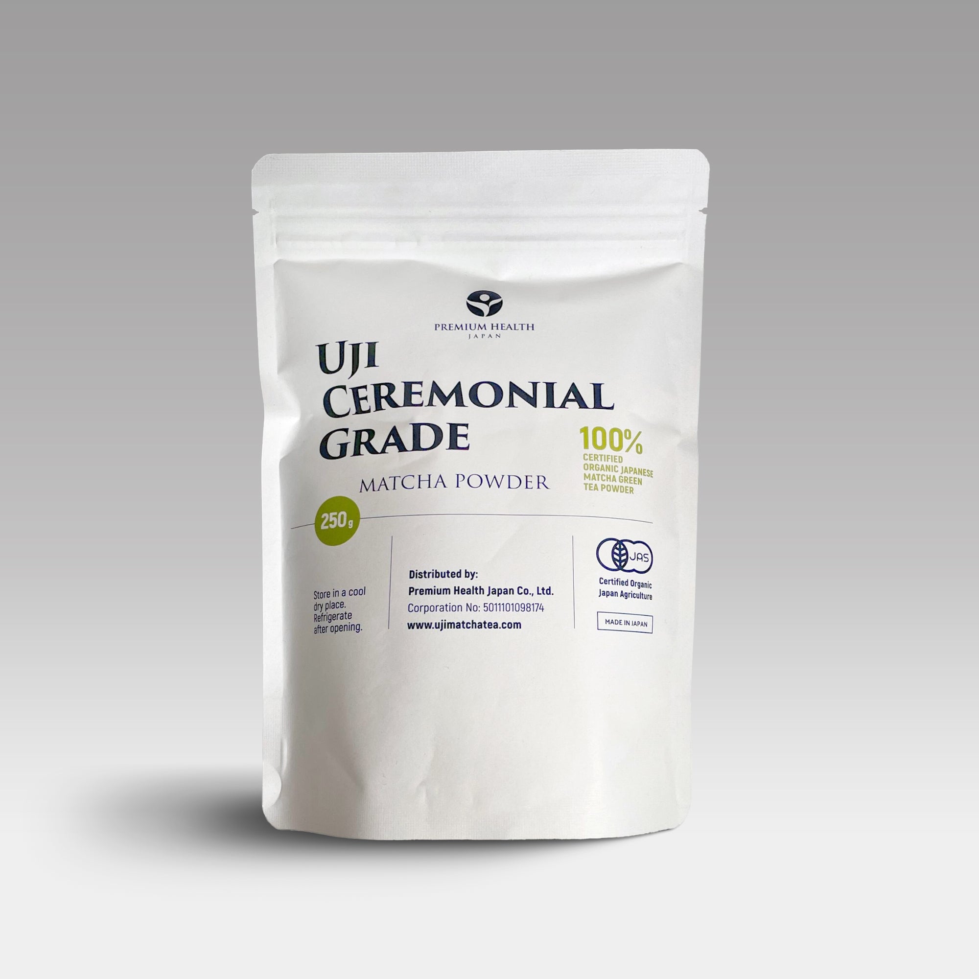 Organic Uji Matcha for Café – Ceremonial Blend (250g)