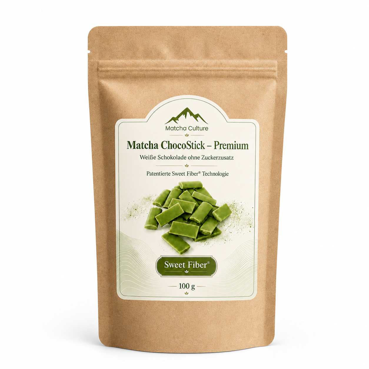 Matcha Sweet Fiber ChocoSticks