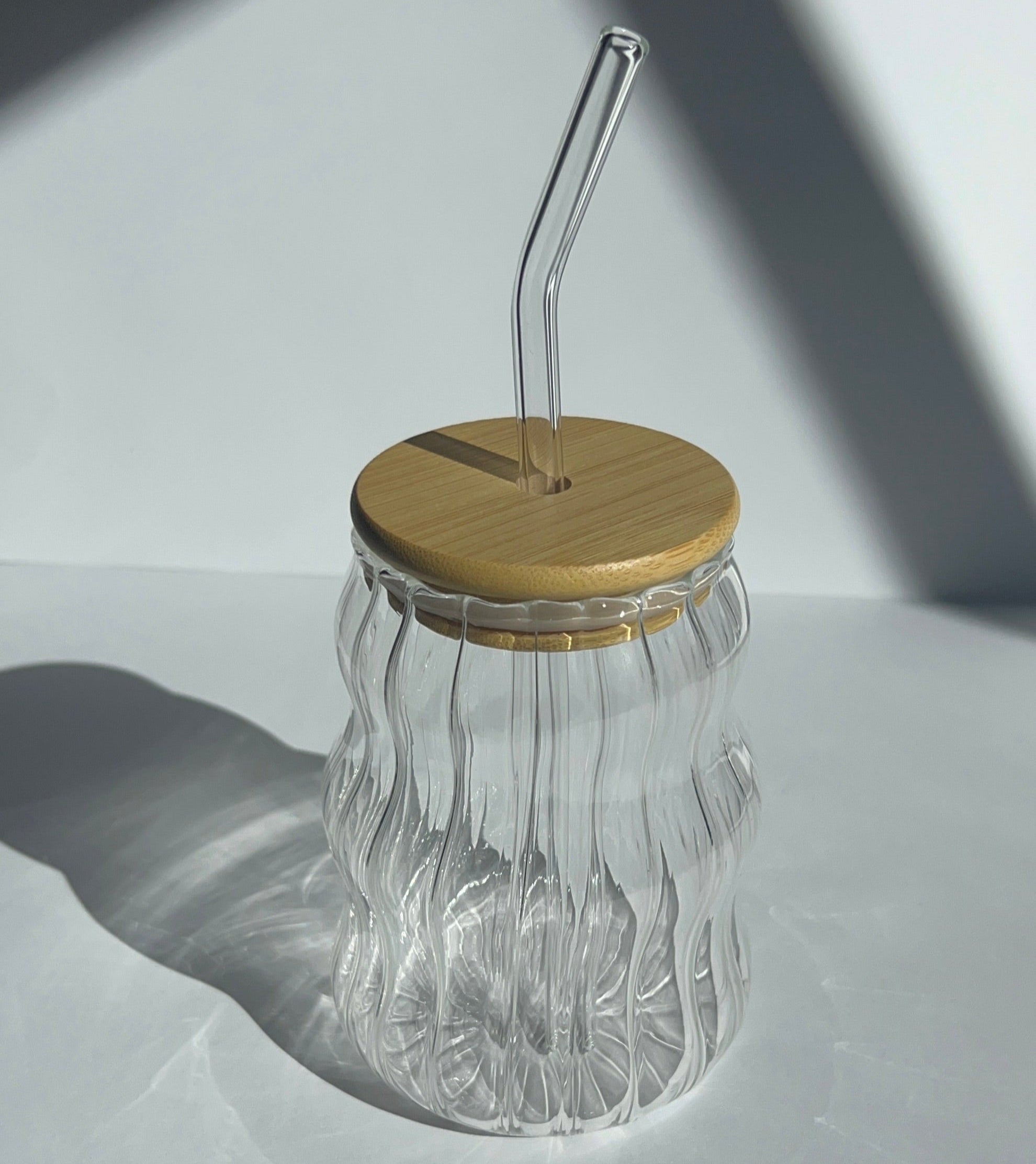 Vaso de vidrio Ripple Glow