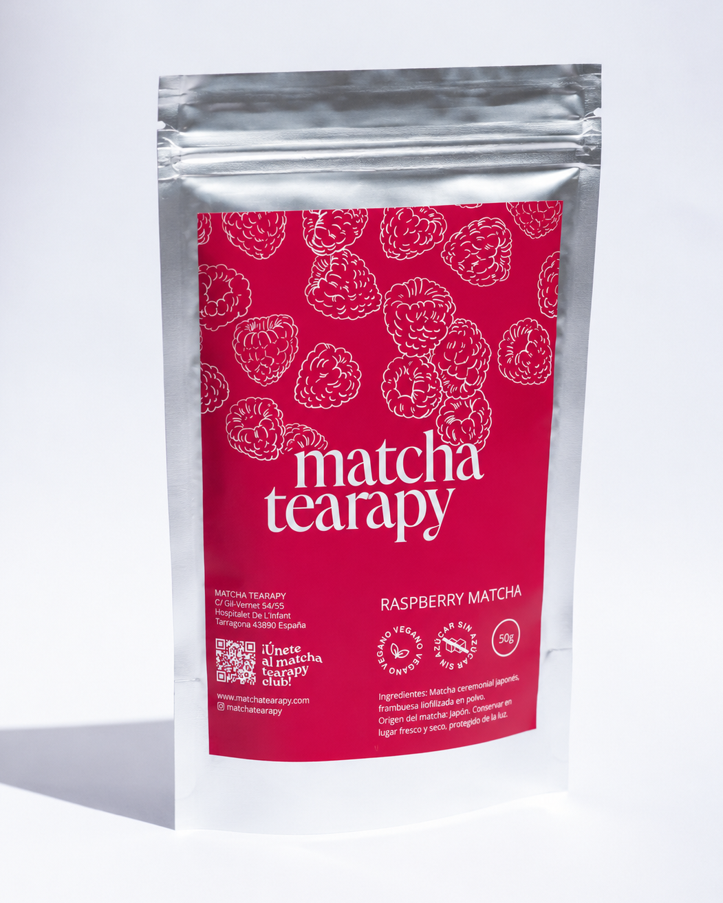 Raspberry Matcha 50g - Natural Blends