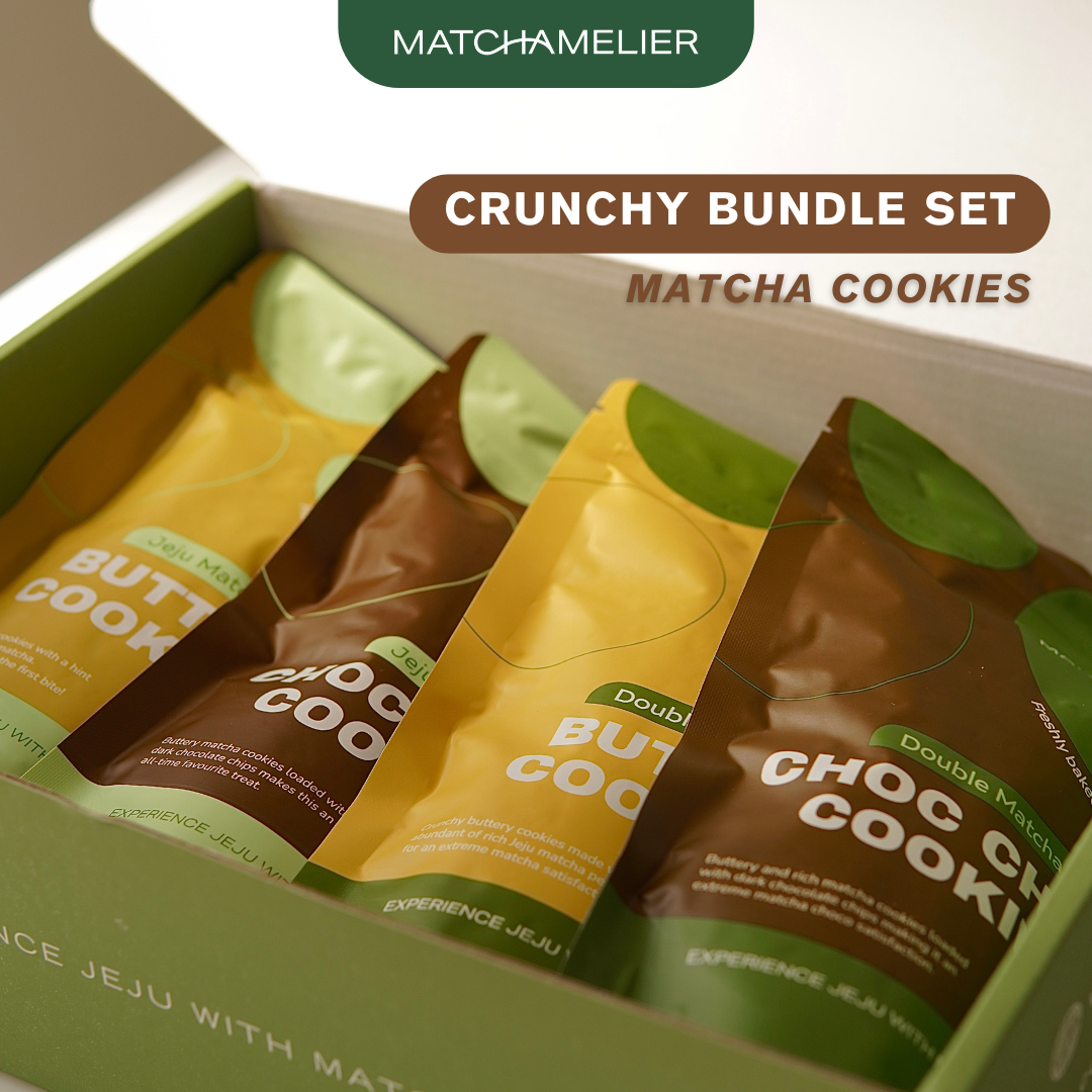 MATCHAMELIER Cookies Bundle | 4 Packets Matcha Crunchy Cookies