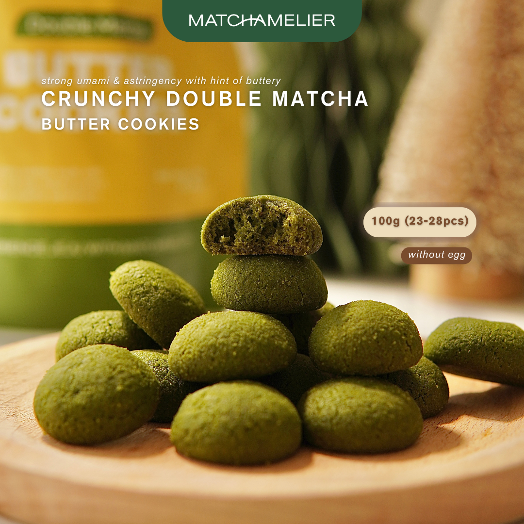 MATCHAMELIER Double Matcha Crunchy Butter Cookies 100g