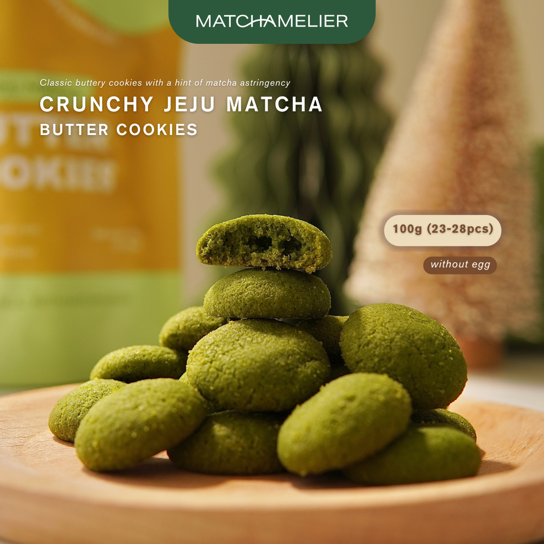 MATCHAMELIER Jeju Matcha Crunchy Butter Cookies 100g