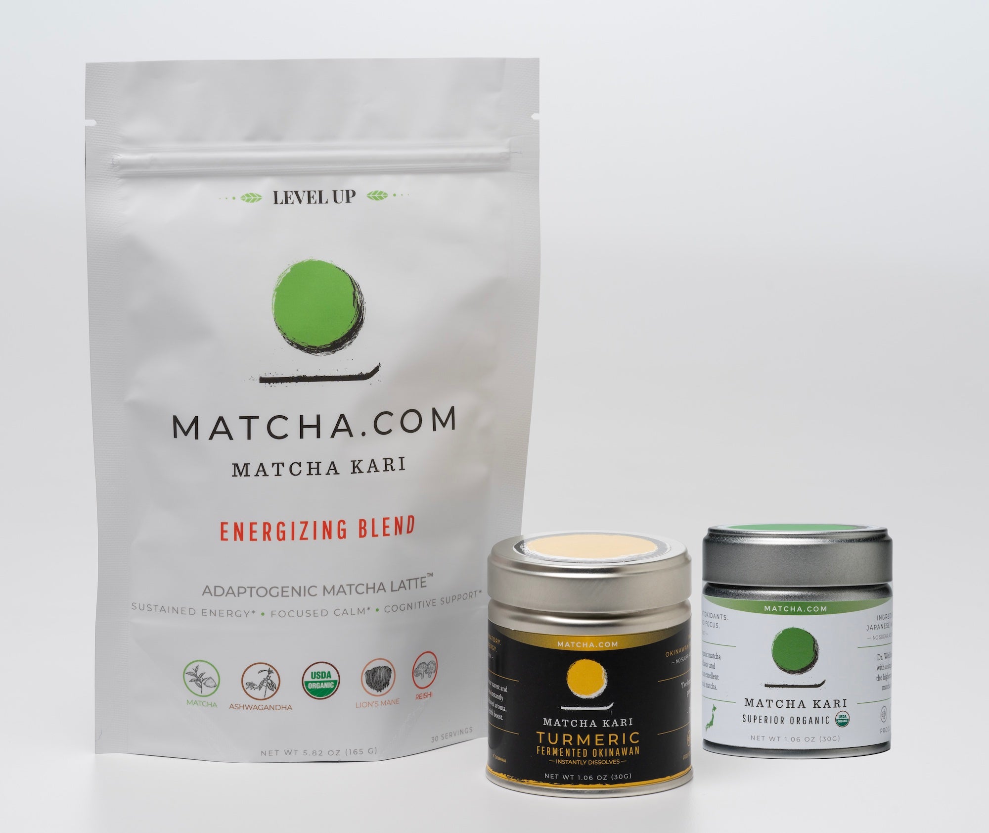 Adaptogen Wellness Bundle | Organic Matcha & Turmeric Tea