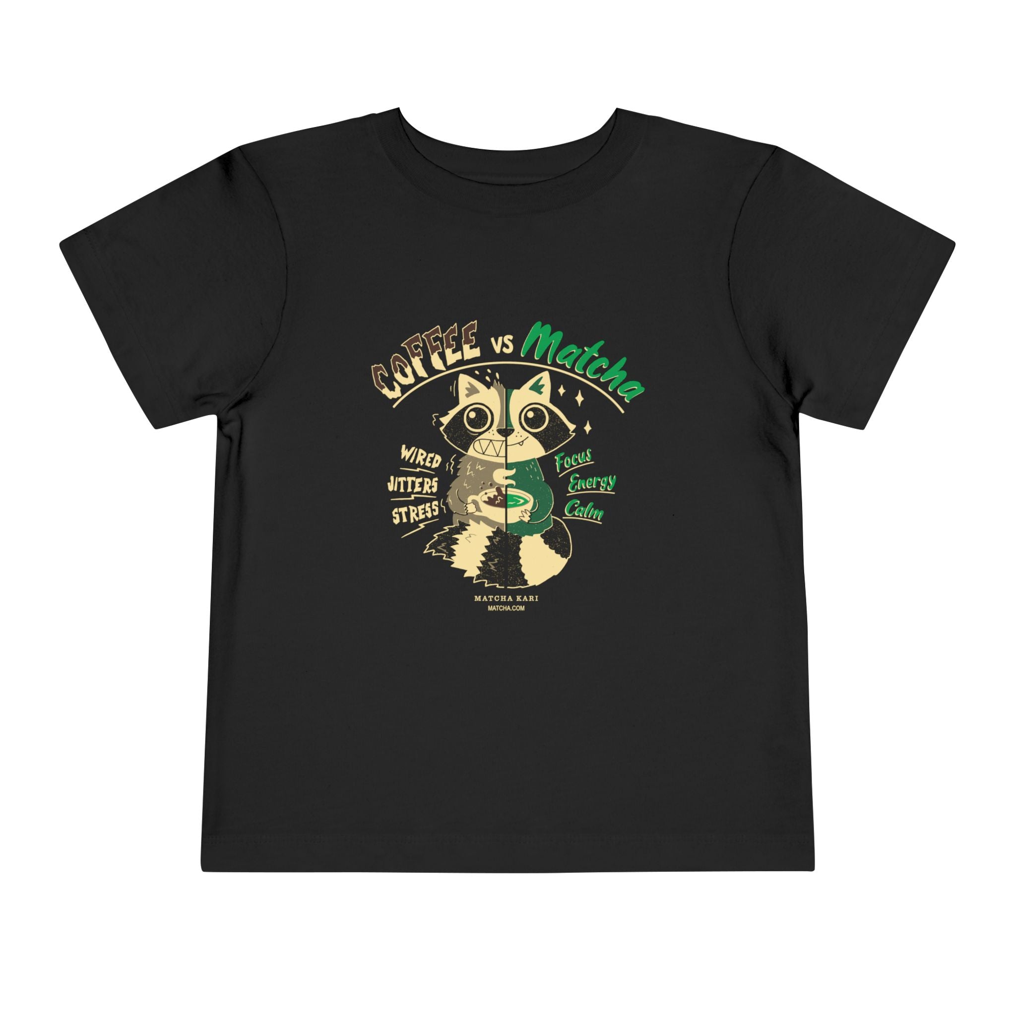 Coffee vs Matcha Toddler Tee