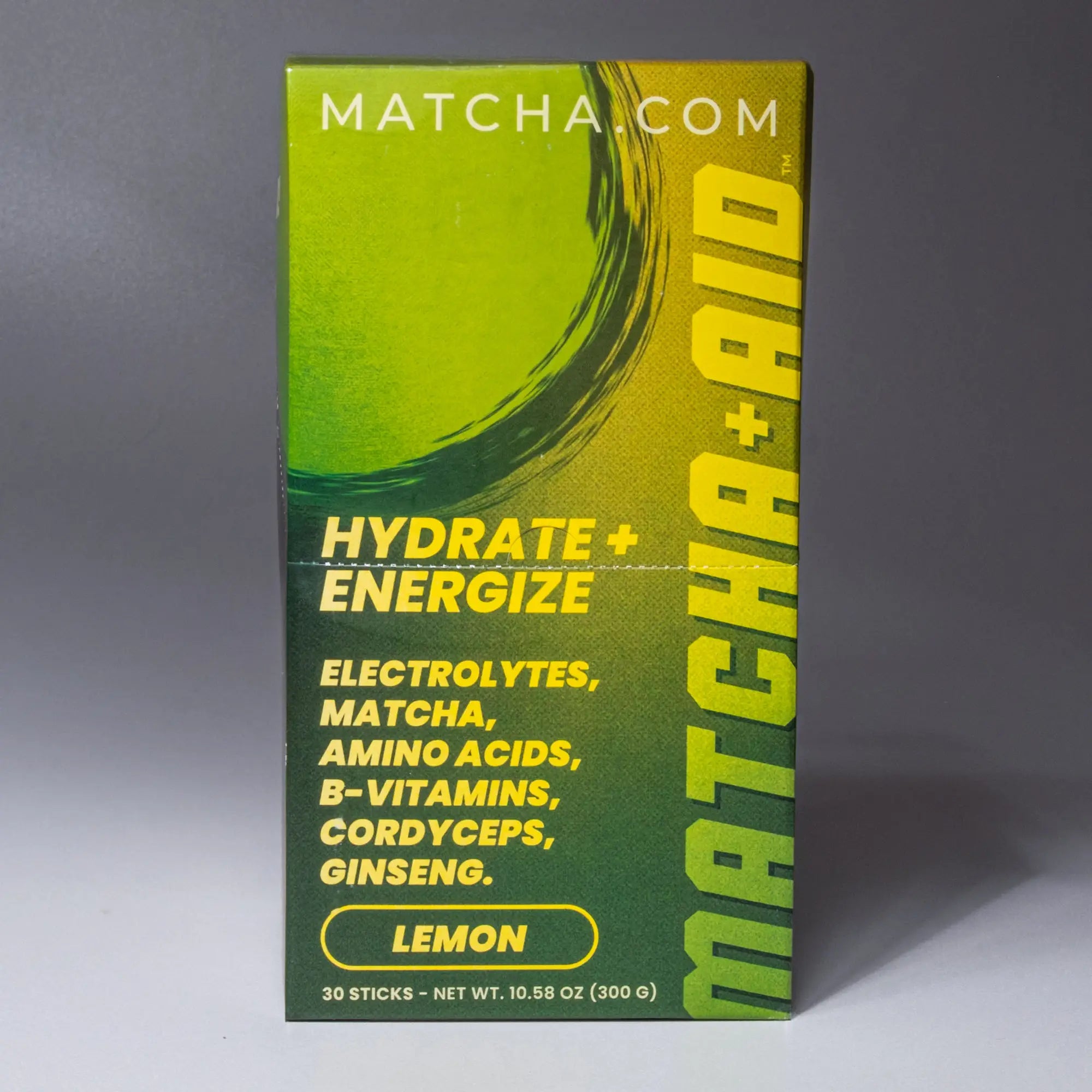 MATCHA-AID™ Hydration Sticks (Electrolytes + Adaptogens)